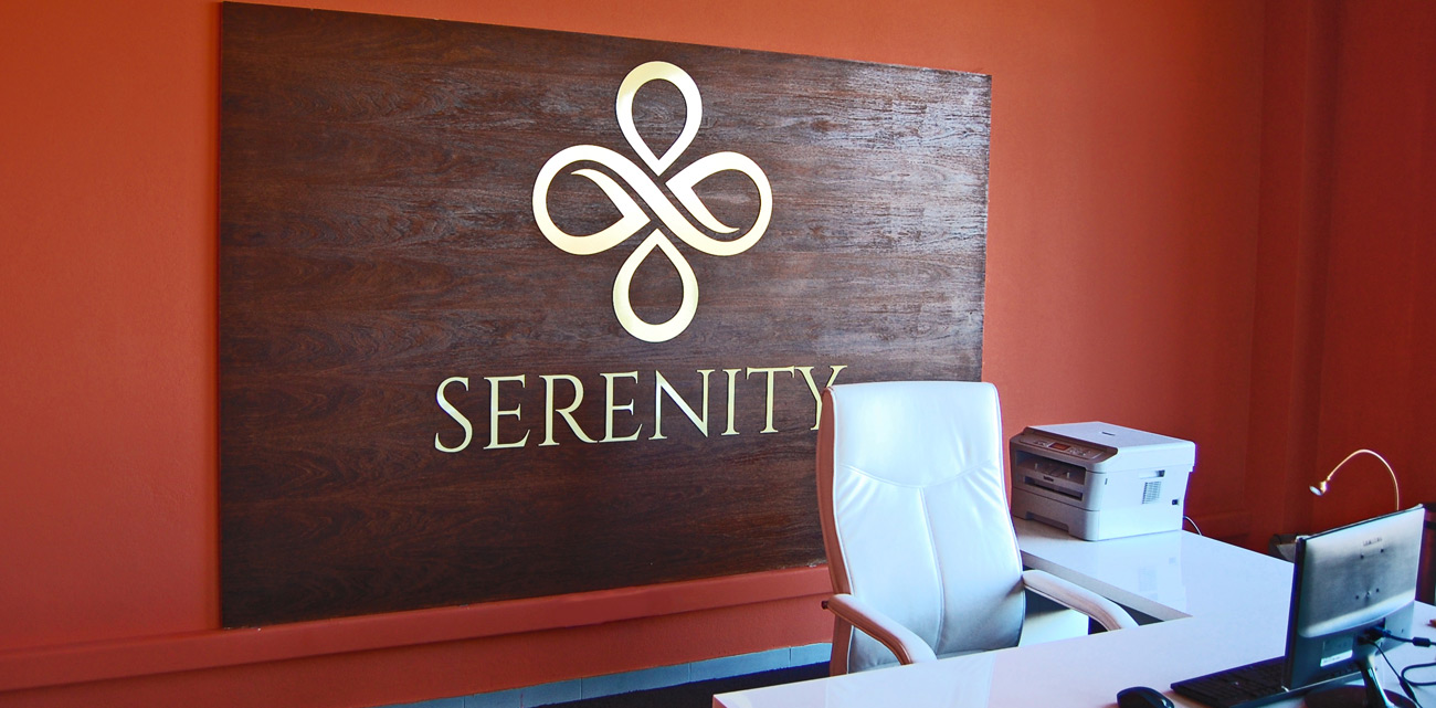 Receção do centro Serenity